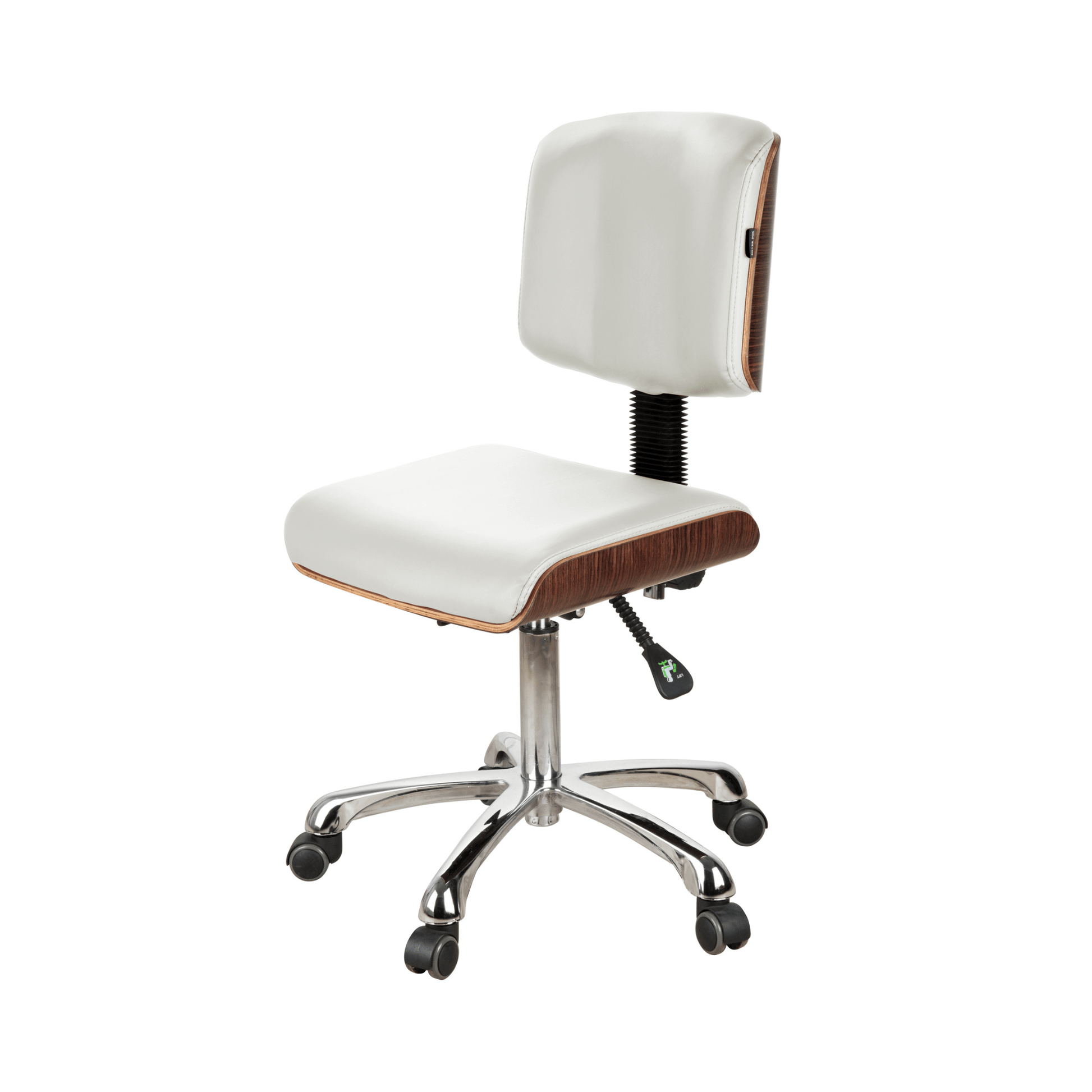 1071 BEAUTICIAN STOOL in White color image 1
